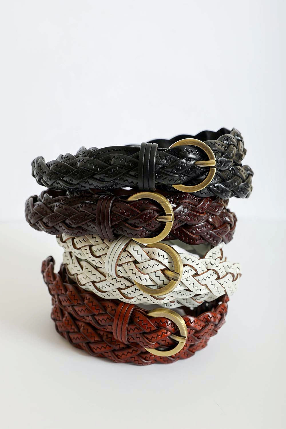 Classic Braided Leather Belt – Timeless Style for Every Outfit 🤎⛓️