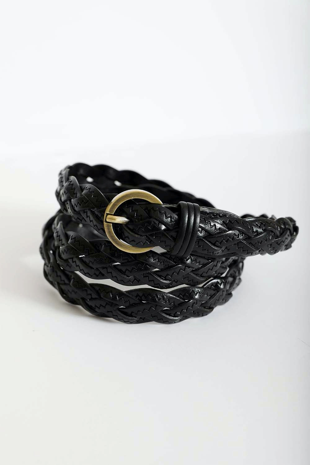 Classic Braided Leather Belt – Timeless Style for Every Outfit 🤎⛓️