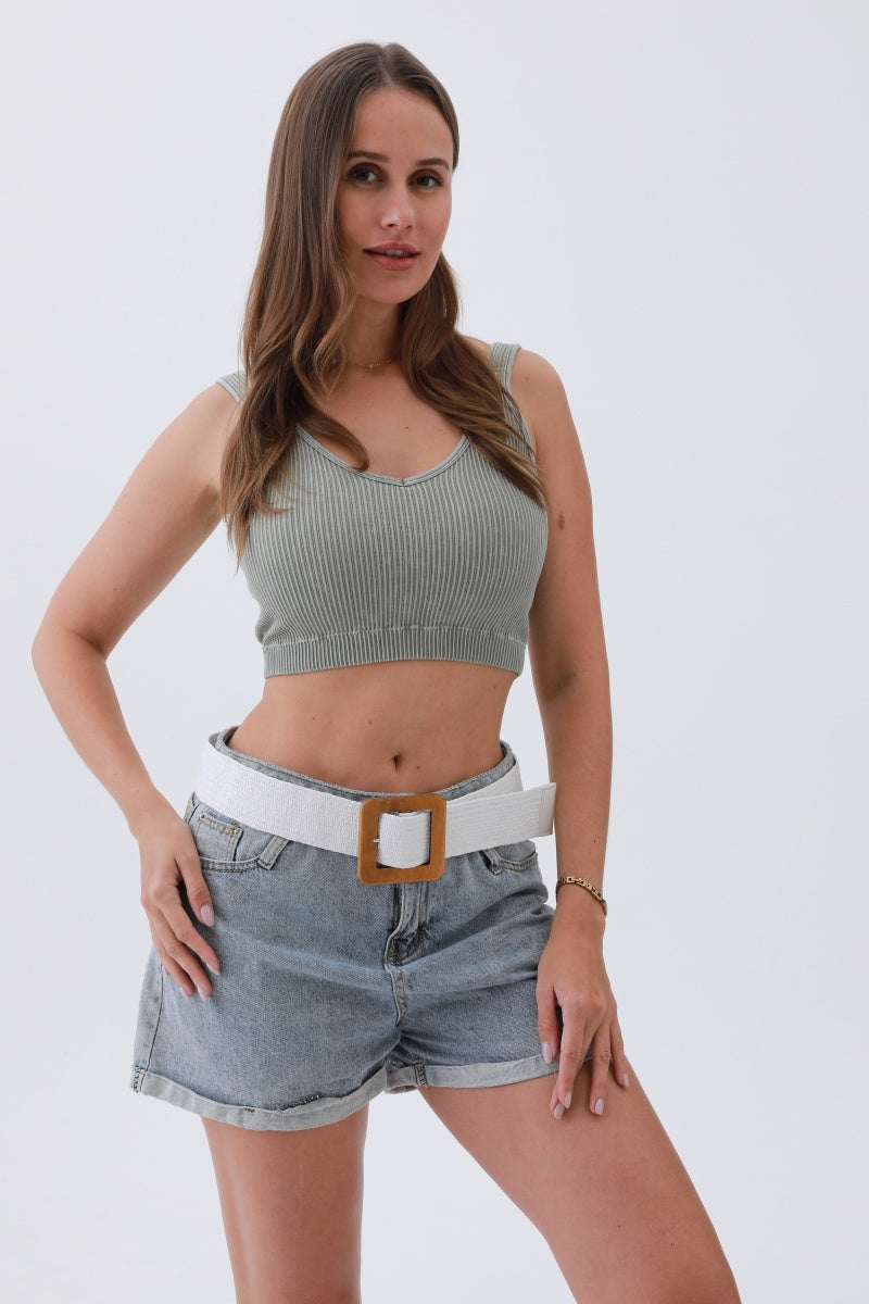 The Nature Woven Raffia Belt – Square Buckle, Earthy Elegance 🌿✨