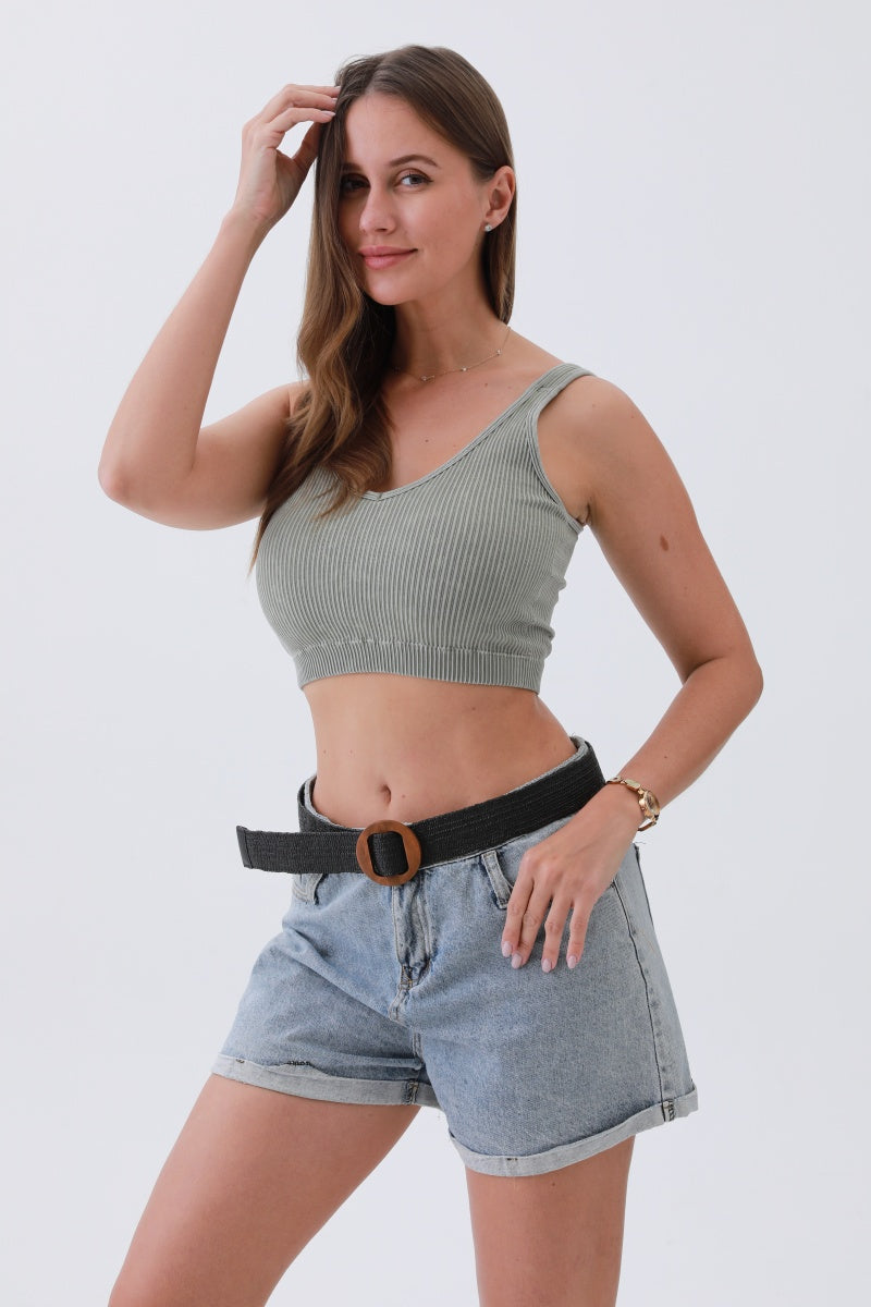 Minimalist Boho Raffia Belt – Chic Round Buckle for Effortless Style 🌾🌟