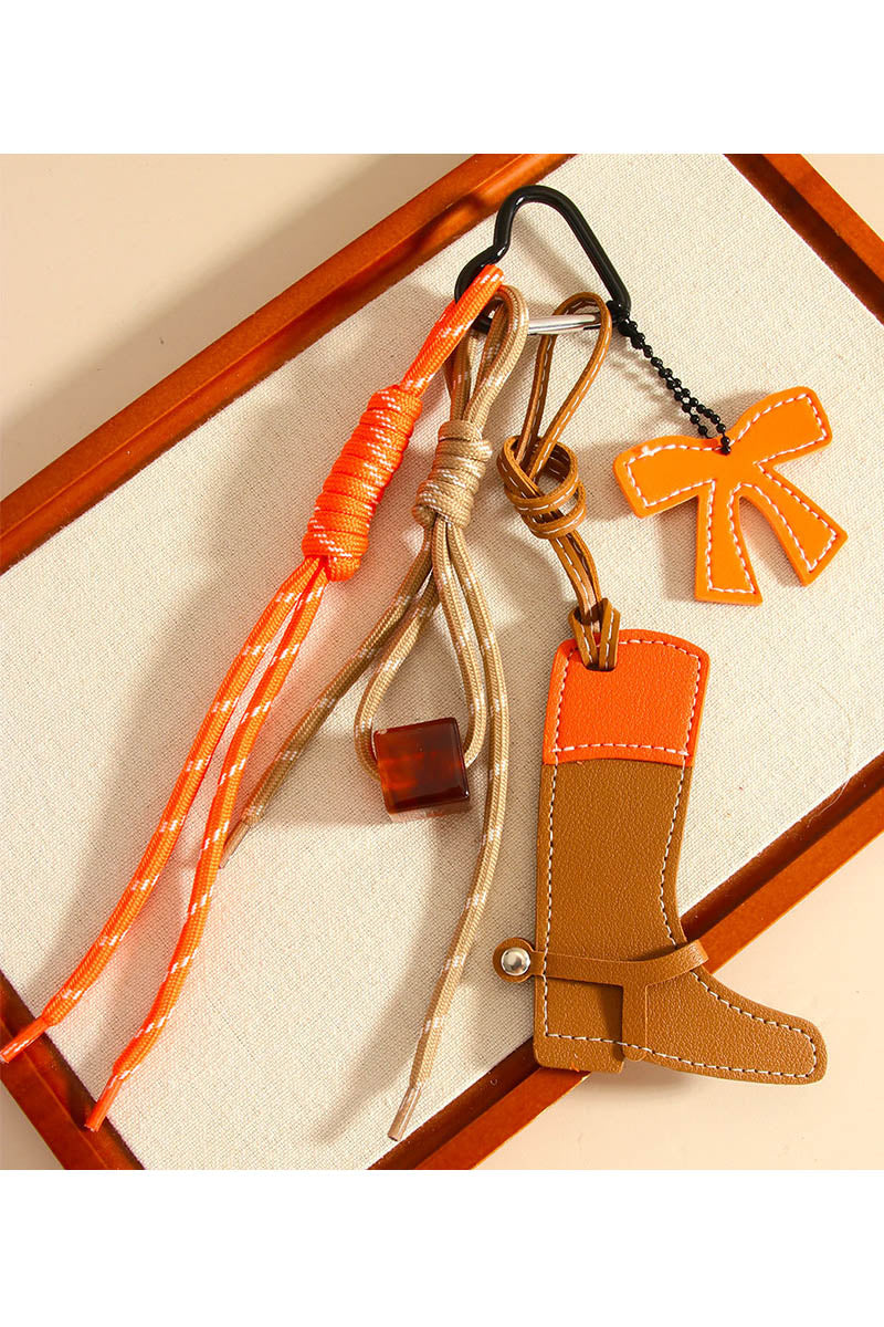 Western Pony Boot Charm – Vibrant Beaded Bag Accessory 🐴✨