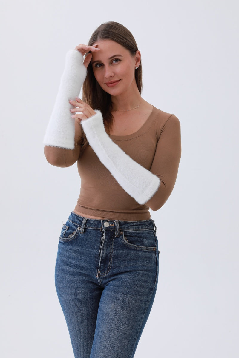 Cozy Ultra-Soft Winter Arm Hand Warmers – Must-Have Cold-Weather Comfort ❄️💖
