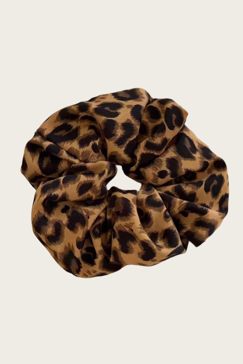 Leopard Print Scrunchies – Wild Animal Hair Rings 🐆✨