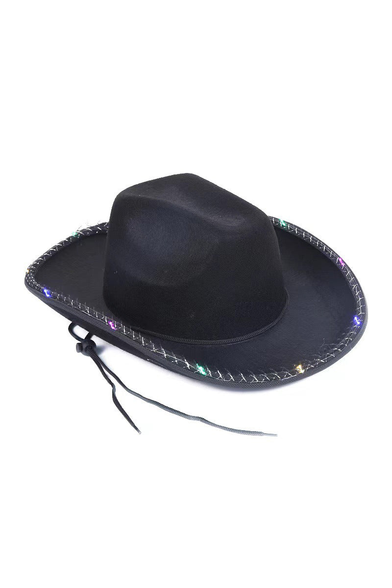 Neon Cowboy Hat – Light-Up Western Party Hat 🌟🤠