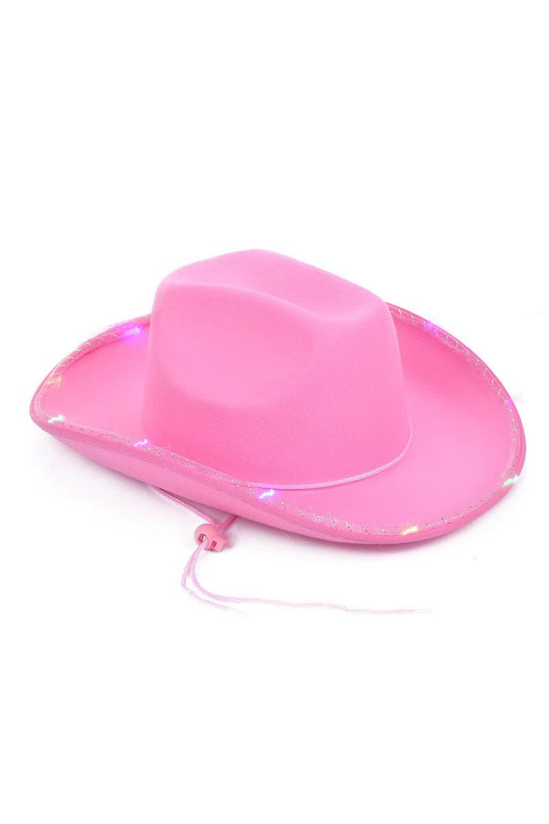 Neon Cowboy Hat – Light-Up Western Party Hat 🌟🤠