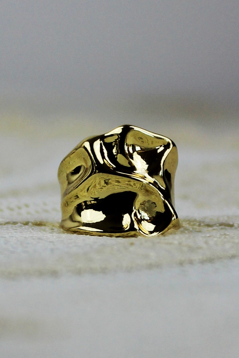 Asymmetric Nugget Rings – Minimalist Luxury Stackables ⚖️✨