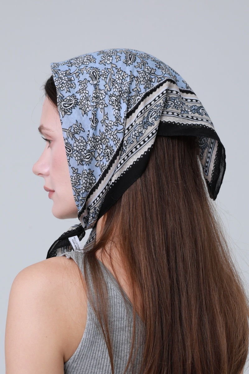 Printed Bandana Set – Versatile Headscarf & Neck Wrap for Women 🌸🧣