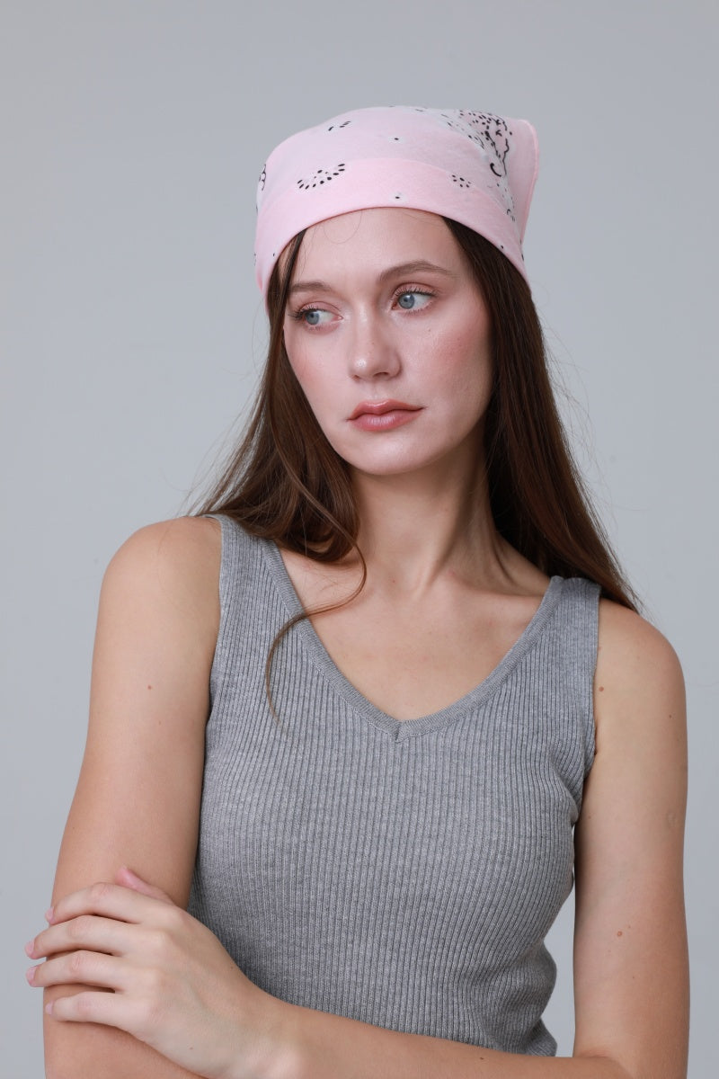 Soft Cotton Printed Bandanas – Multi-Way Headband & Scarf Set 🌸🧣