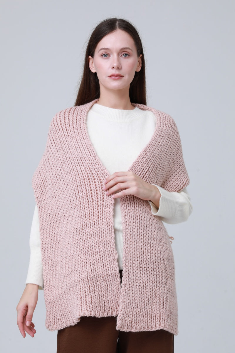 Chunky Ribbed Scarf – Oversized Winter Wrap for Women 🧣❄️