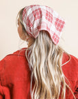 Triangle Flannel Head Scarf Hats & Hair