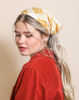 Triangle Flannel Head Scarf Hats & Hair Mustard