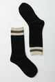Color Block Socks Black