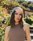Colorblock Satin Bandana Bandanas
