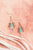 Seed Bead with Crystal Drop Earrings Jewelry