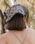 Vintage Vine Bandana Hats & Hair Black