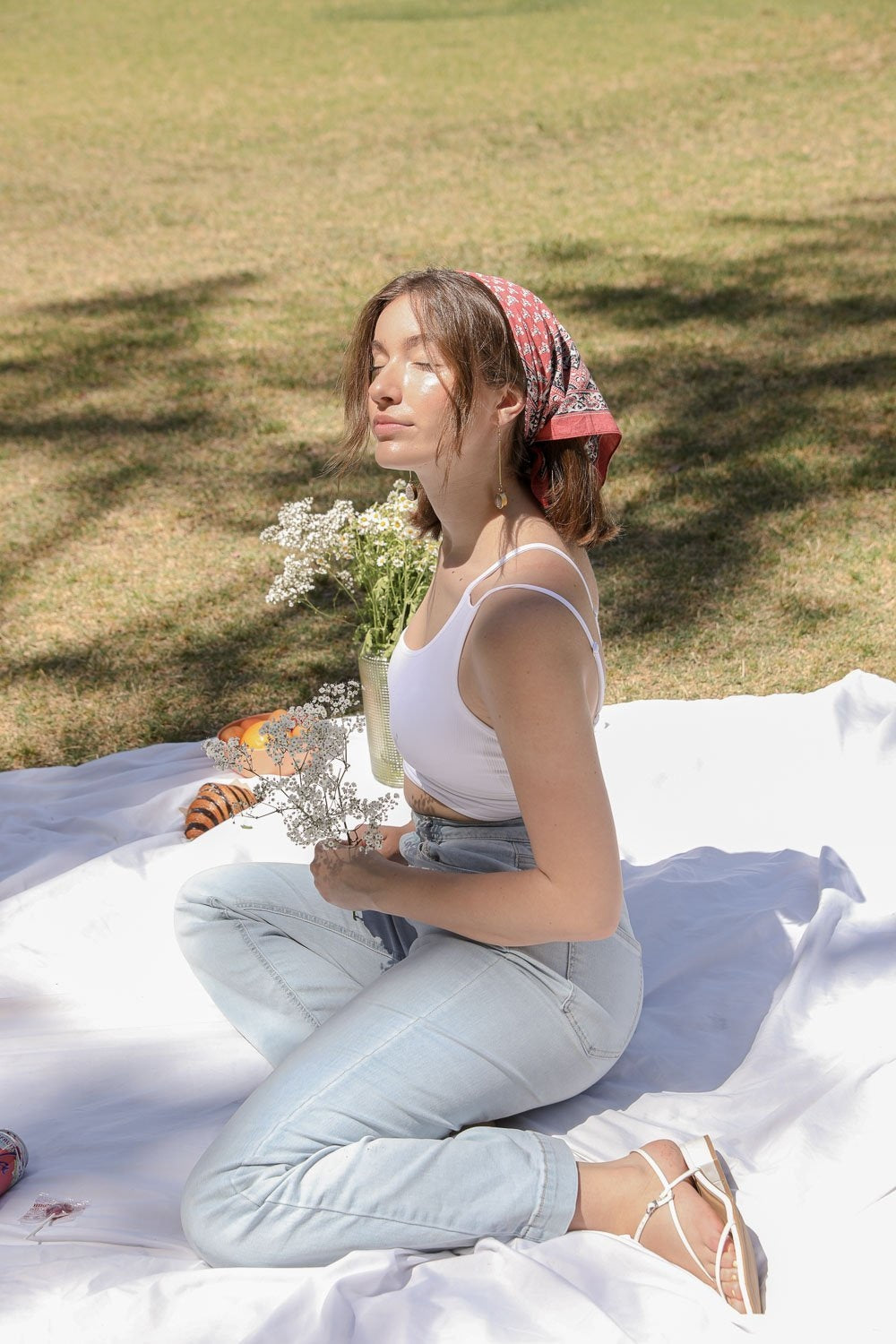 Vintage Vine Bandana Hats & Hair