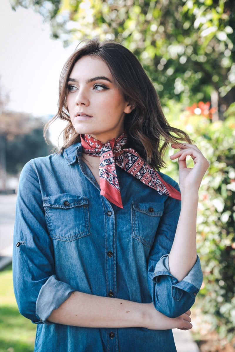 Vintage Vine Bandana Hats & Hair