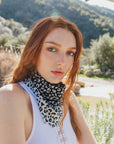 Wild Animal Print Bandana Bandanas Black