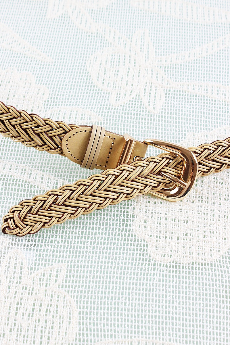 Everyday Braided Belt – Effortless Style &amp; Comfort 🌿⛓️