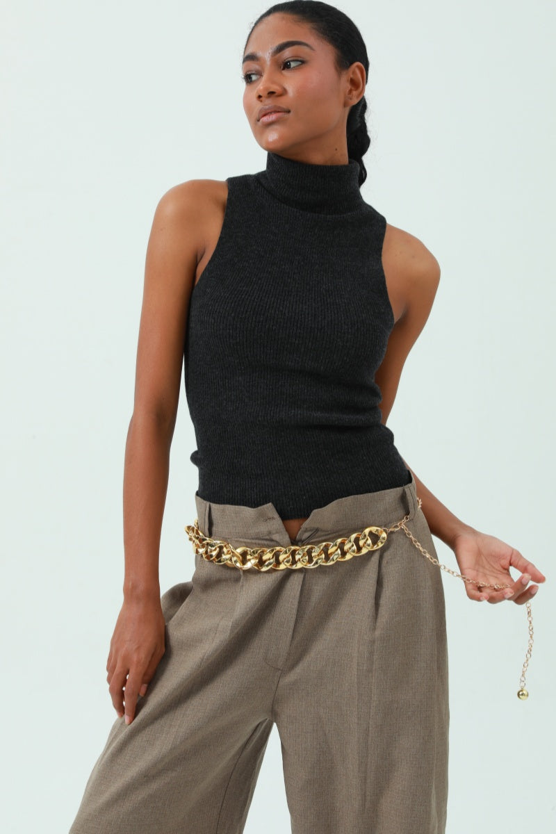 Chic Plated Waist Chain - Secure Hook Closure 🔗