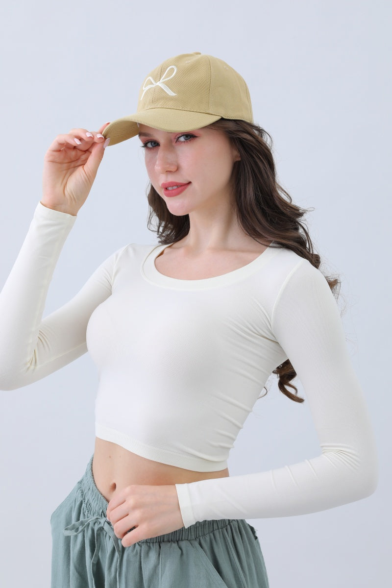 Embroidered Bow Ribbon Baseball Cap – Stylish &amp; Chic🎀⚾️