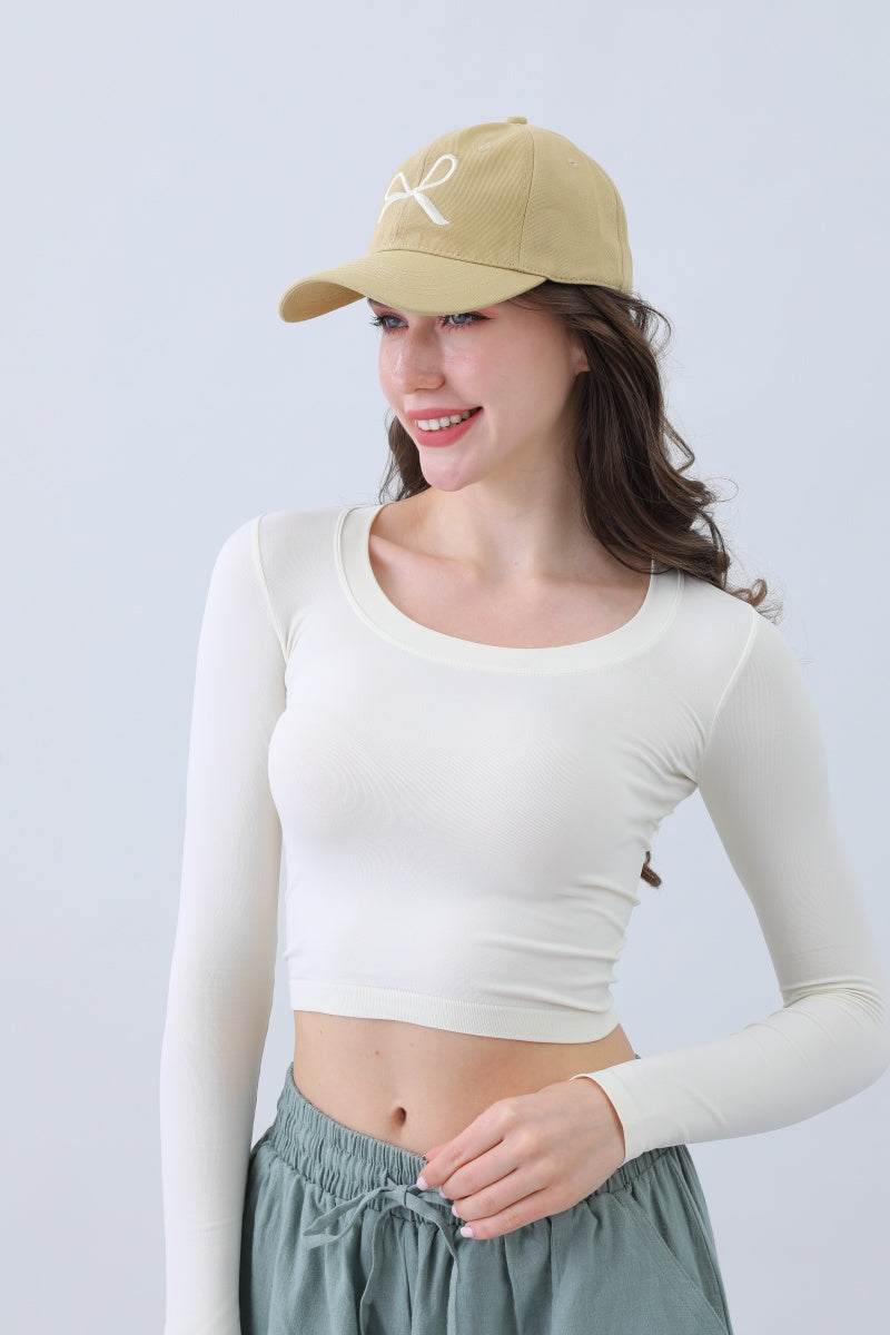 Embroidered Bow Ribbon Baseball Cap – Stylish &amp; Chic🎀⚾️