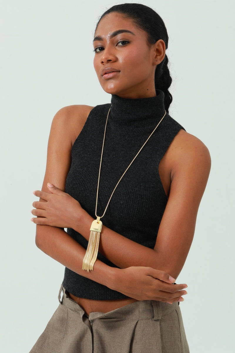 Long Tassel Pendant Necklace - Best Seller for Boutique 💎