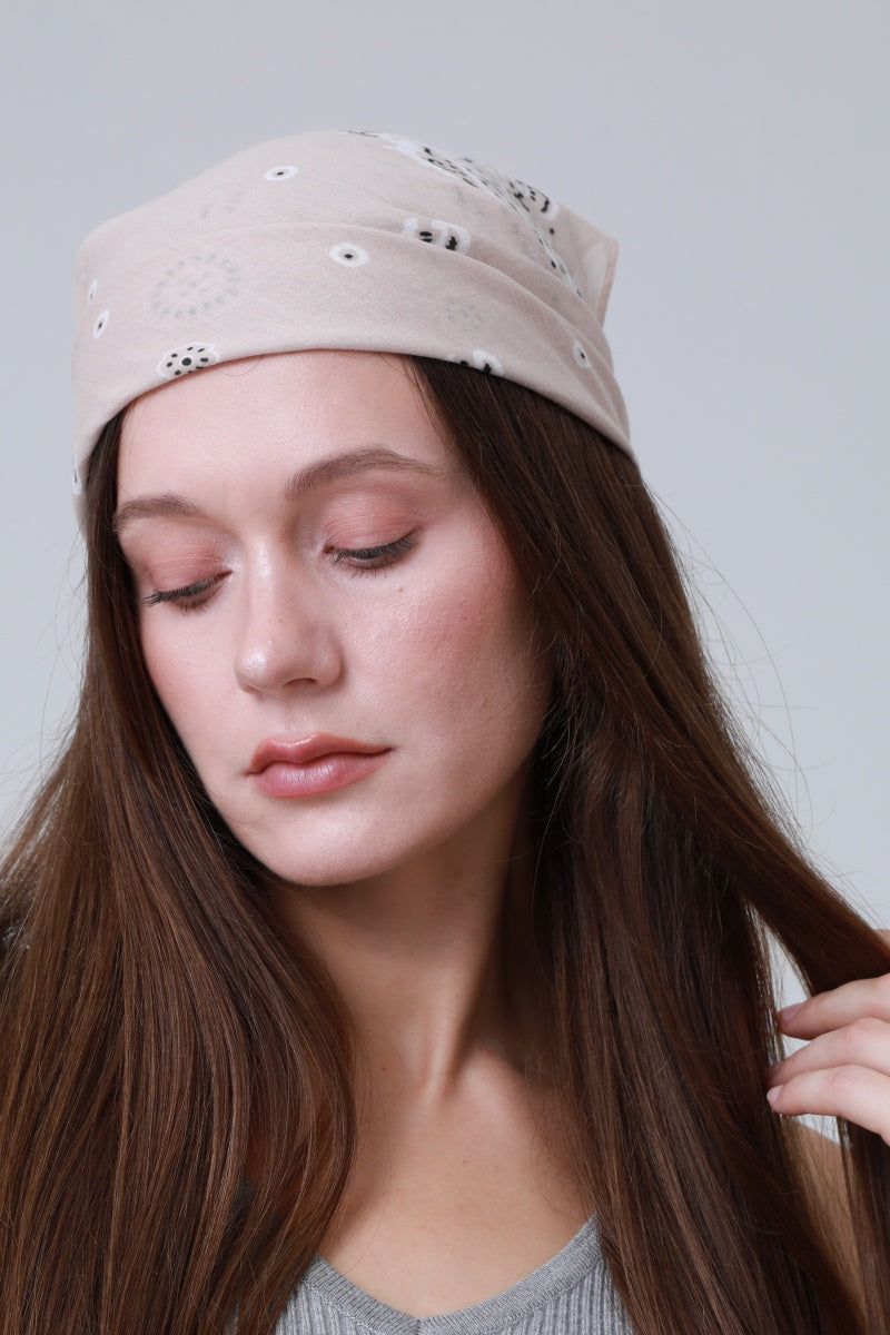 Soft Cotton Printed Bandanas – Multi-Way Headband &amp; Scarf Set 🌸🧣
