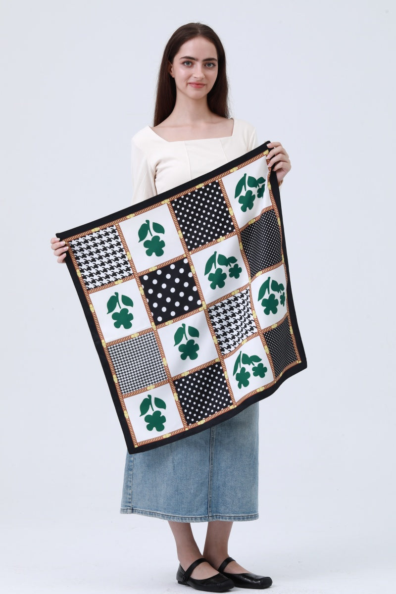 Luxury Reversible Silky Scarf - Two-Tone Double-Sided Design 🔄🧣