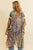 Free Spirit Cinched Sleeve Paisley Kimono