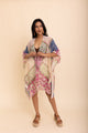 Boho Bliss Burnout Velvet Kimono White
