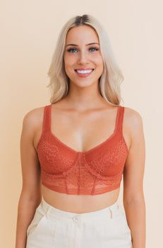 KAAREM - La Lan Bralette Open Back Top w/ Tie (Petite/Reg) / Size