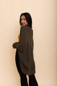 Cozy Chic Bat Wing Bliss Knit Cardigan