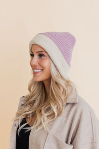 Essential Harmony Two-Tone Knit Cap Beanies