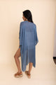 Sun-kissed Breeze Frayed Trim Kimono