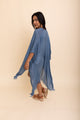 Sun-kissed Breeze Frayed Trim Kimono