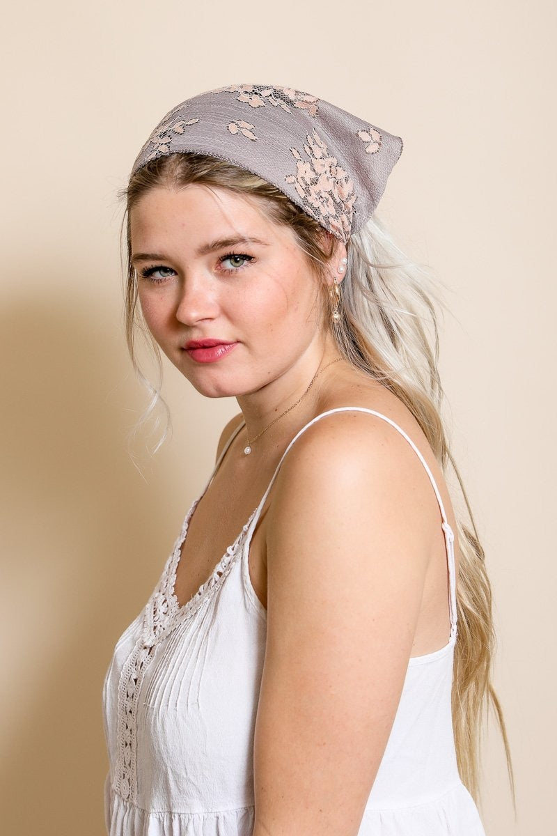 Bohemian Floral Lace Headscarf Hats &amp; Hair
