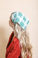 Triangle Flannel Head Scarf Hats & Hair Green