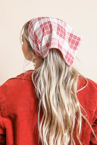 Triangle Flannel Head Scarf Hats & Hair