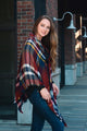 Classic Flannel Toggle Poncho