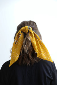 Dotted & Floral Bandana