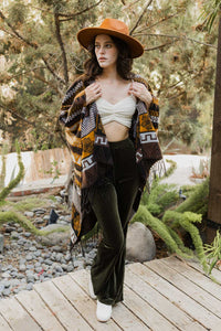 Aztec Inspired Go West Poncho Ponchos