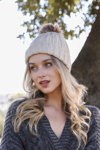 Basic Ribbed Pom Beanie Hats & Hair