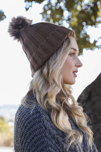 Basic Ribbed Pom Beanie Hats & Hair