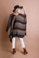 Bat Sleeve Knit Cardigan Ponchos