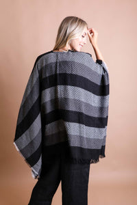 Bat Sleeve Knit Cardigan Ponchos