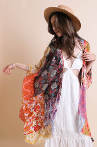 Boho Patchwork Kimono