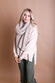 Boucle Vertical Knit Scarf Scarves