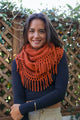 Chenille Tassel Infinity Scarf Scarves