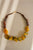 Chunky Amber Beaded Necklace Jewelry